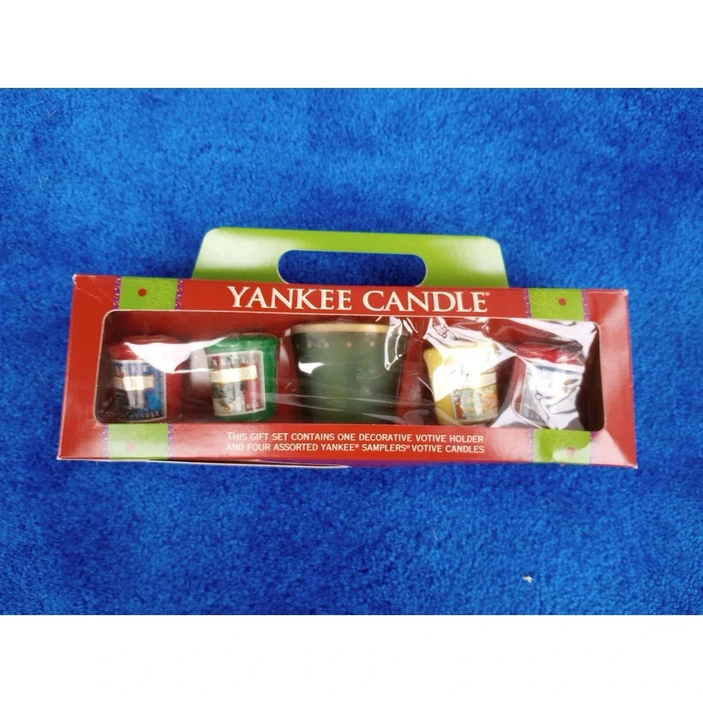 Yankee Candle Retired Gift Set Christmas Eve Wreath Cookie Home for the Holidays